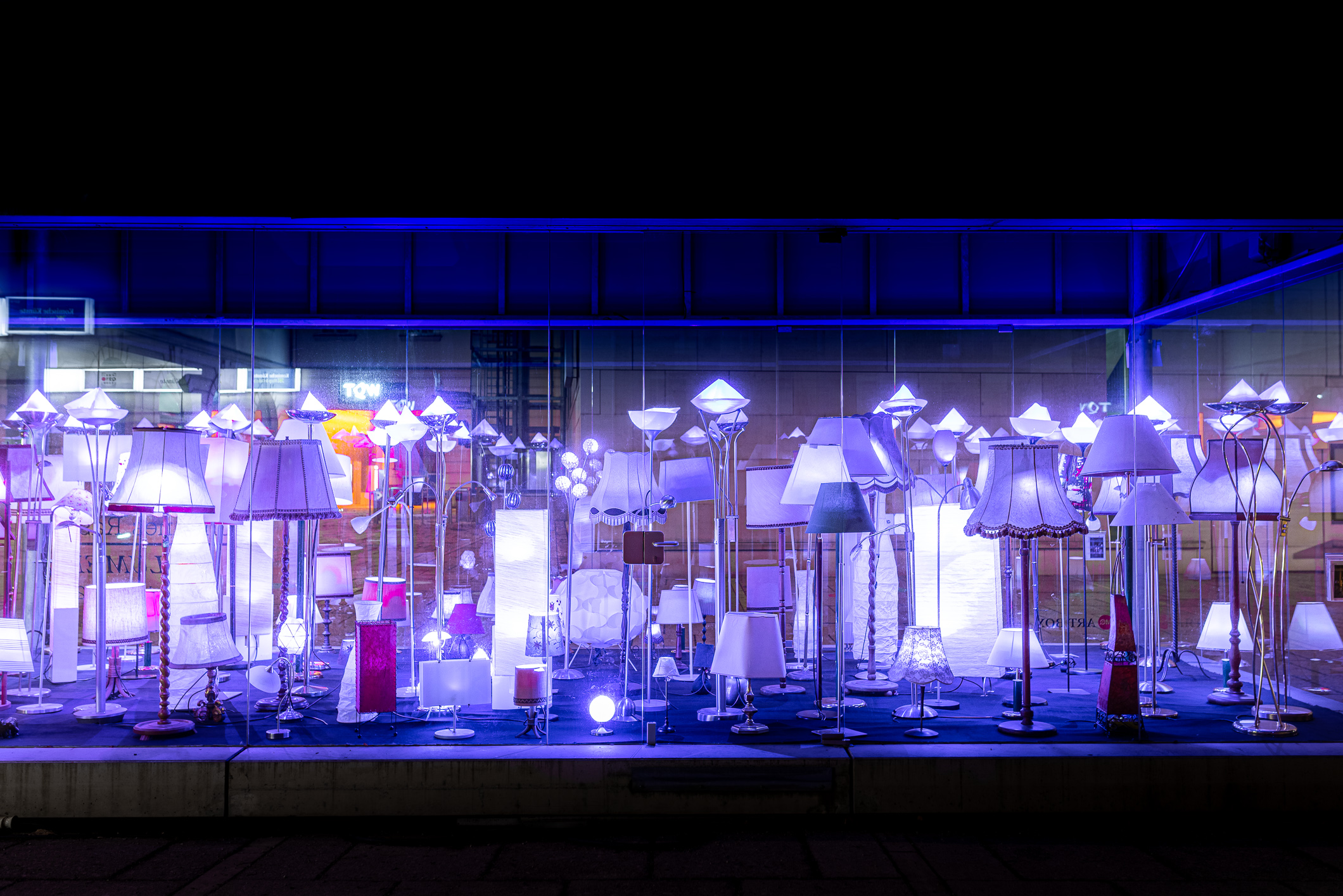 Lichtinstallation von Johannes Rass - Lumen